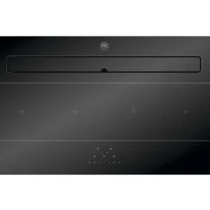90cm induction hob with 4 Zones & integrated rear extractor