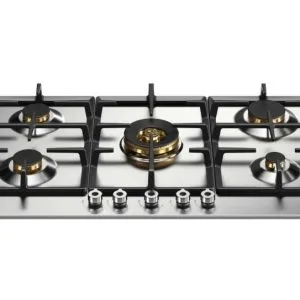 Pro Series 90cm Gas Hob with Central Wok Burner
