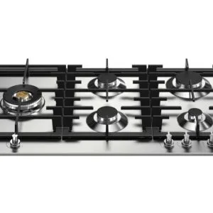 Modern Series 90cm Gas Hob with Left Wok Burner
