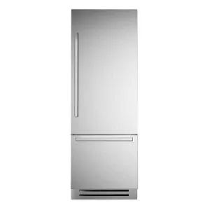 Premium Fridge Freezer 75cm Right Hand hinged SS