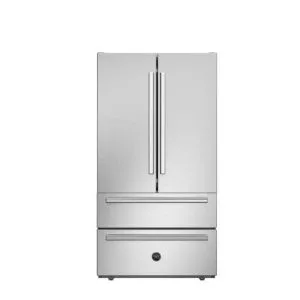 French Door Freestanding Fridge Freezer with 2 freezer Drawers