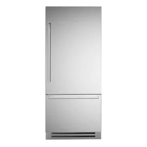 Premium Fridge Freezer 90cm Right Hand hinged SS