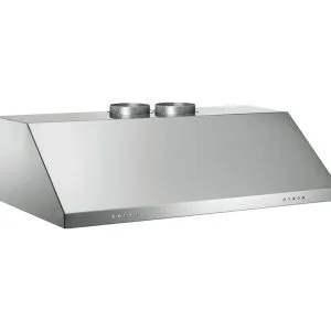 120cm Twin Motor Stainless Steel Cooker Hood - undermounted or wall