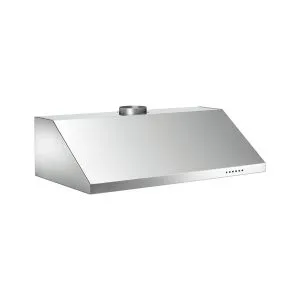 90cm Single Motor Stainless Steel Cooker Hood - undermounted or wall