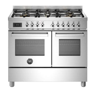 Professional 100cm Range Cooker Twin Oven Dual Fuel